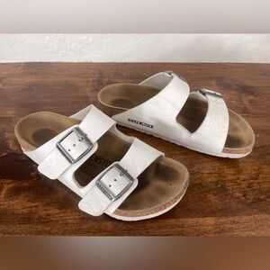 Birkenstock Arizona Birko-Flor White